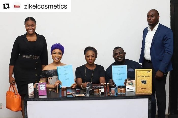 Zikel Cosmetics Signs 100million deal with Popular Nollywood Actress as Brand Ambassador