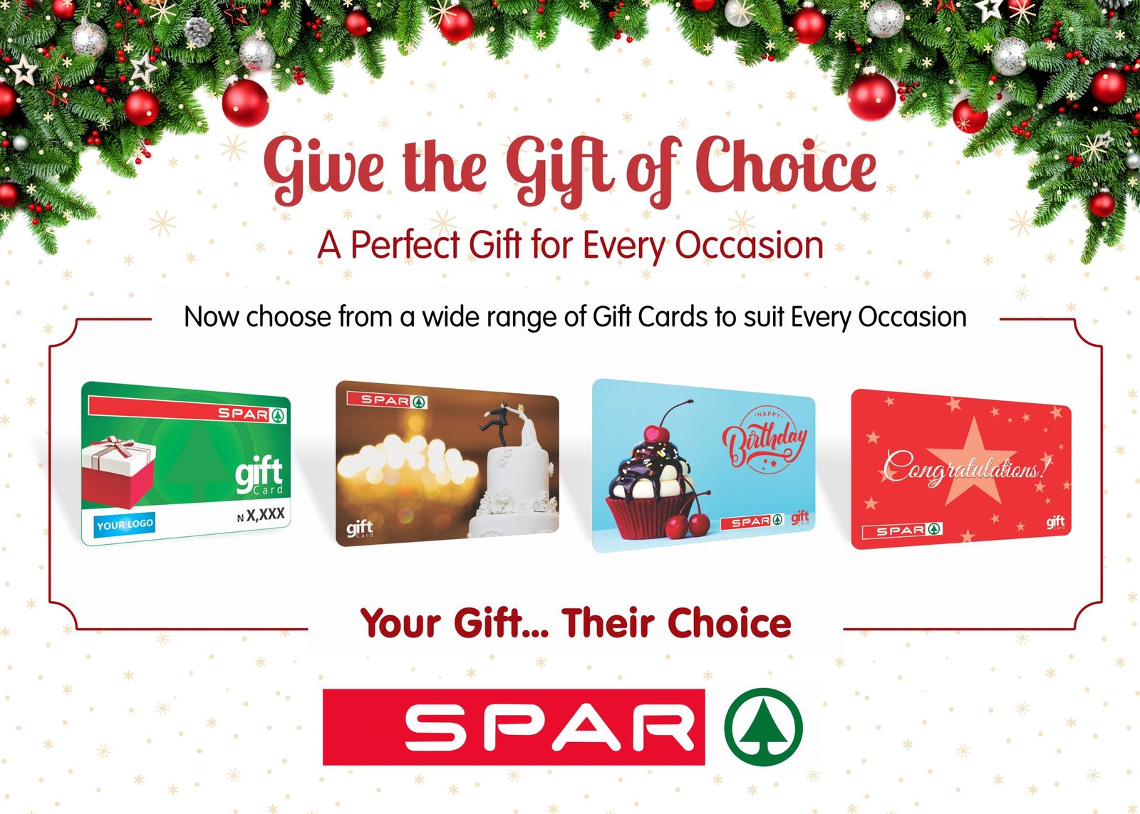 SPAR Unveils Gift Cards for Corporates, Individuals for festivities