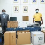 MTN Ghana Foundation donates office equipment to the Noguchi