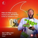 Vodafone waives charges money transfers to all networks from Vodafone Cash