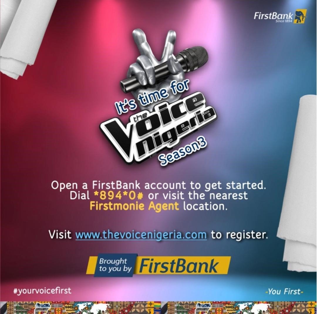 FIRSTBANK LEADS SPONSORSHIP OF THE VOICE NIGERIA, PARTNERS&hellip;