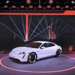 Porsche Taycan Launches in an Electrifying Show in Dubai