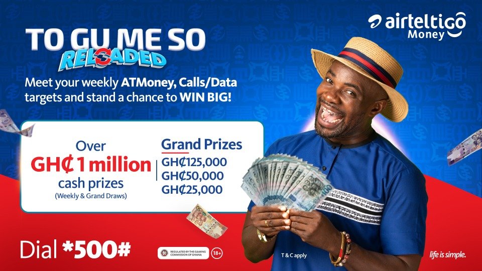 AirtelTigo presents cash prizes to winners in weekly…