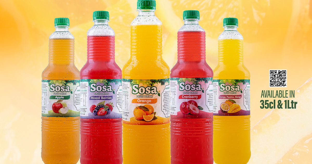 Rite Foods Limited Expands Product Portfolio, Launches Sosa Fruit Drink ...