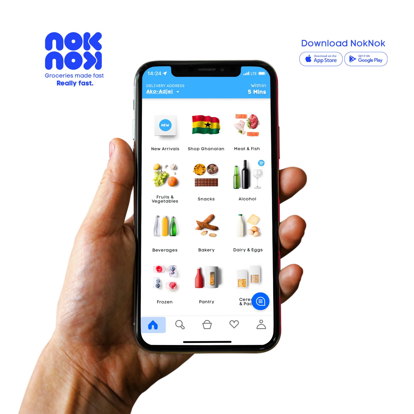 NokNok Ghana Limited Launches its Grocery App in…
