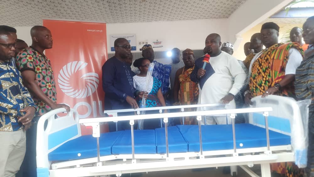 GOIL donates 10 multi-purpose hospital beds to Asuom…