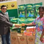 ASA Savings and Loans donates food items to victims of the Weija flood