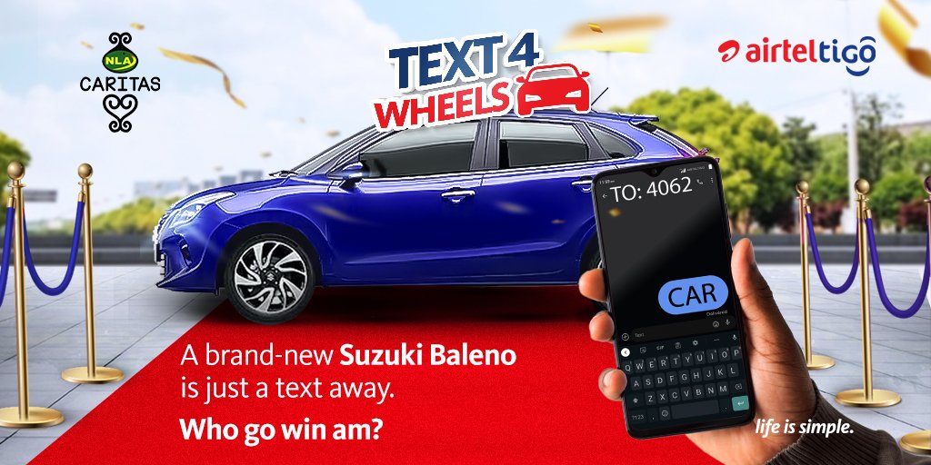 Ghana: AirtelTigo launches new promo dubbed “Text 4 Wheels” for its ...