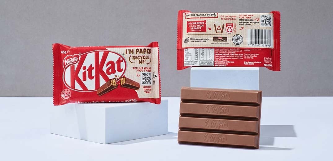 KitKat introduces new recyclable paper…