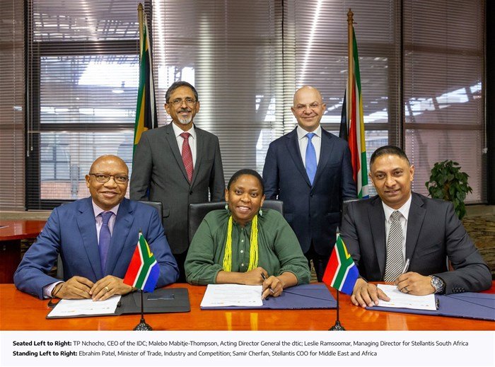 South Africa: Stellantis, IDC and Dtic sign an agreement to manufacture vehicles in SA