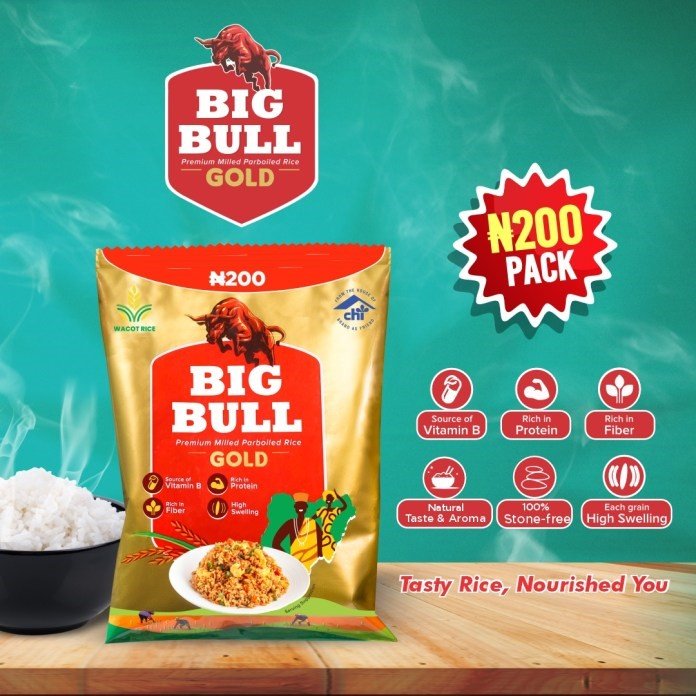 Nigeria: Big Bull Rice Gold Introduces its Big Bull Gold Rice in a N200 Pack