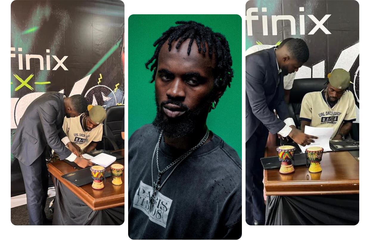 Ghana: Infinix Signs Black Sherif…