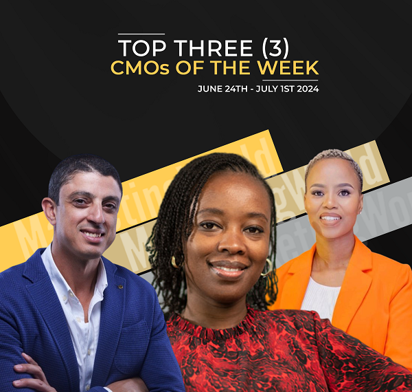 MarketingWorld Top Three (3) CMOs of the Week – June 24th – June 30th 2024