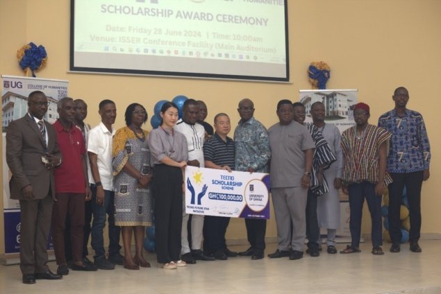 Ghana: TECNO awards ₵100,000 in scholarships to 34 students of the University of Ghana