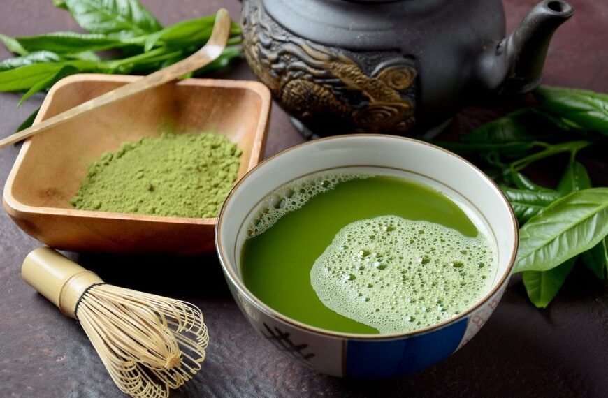 TV Olympians drink matcha tea…