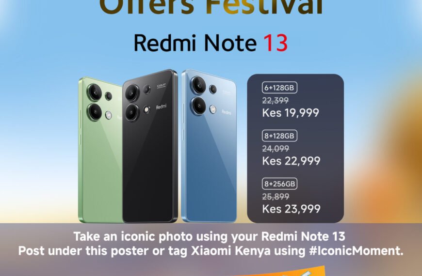 Kenya: Xiaomi Kenya Offers Festival 2024 to give discounts on Redmi Note 13