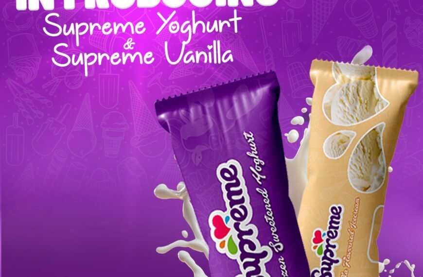 Supreme Ice Cream Revitalizes Yoghurt and Vanilla Pouches