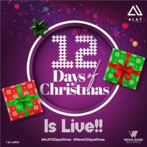 Wema Bank Launches “12 Days of Christmas” Campaign…