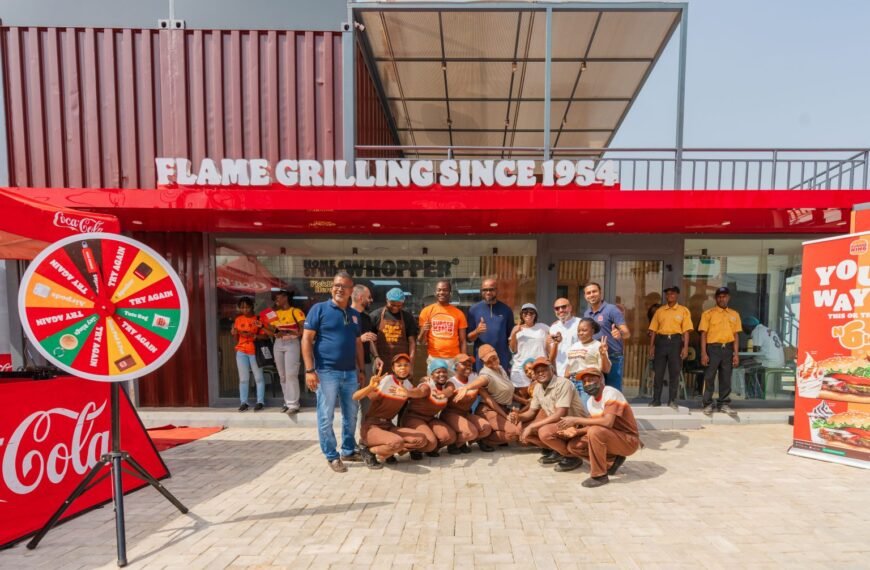 Burger King Nigeria Opens Africa’s First Shipping Container Drive-Thru Restaurant