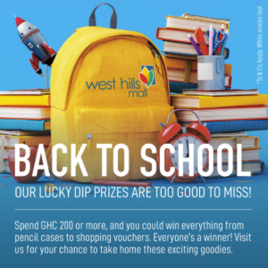 West Hills Mall Introduces Back-to-School Lucky Dip