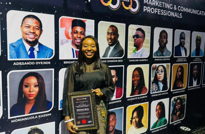 Moninnuola Kassim shines as Brandcom honours 35 Young Marketing trailblazers