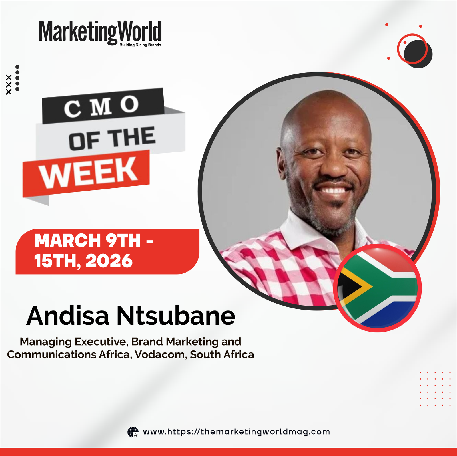 MarketingWorld’s CMO of the Week: Andisa Ntsubane of Vodacom, South ...