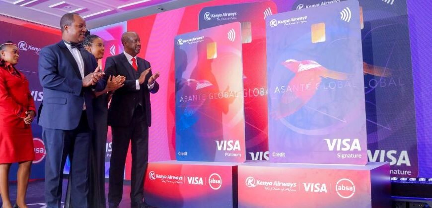 Kenya Airways, Visa,Absa launch new Asante Global Card